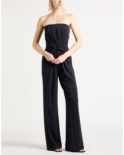 Max Mara Blue Midnight Jumpsuit Viscose, Elastane