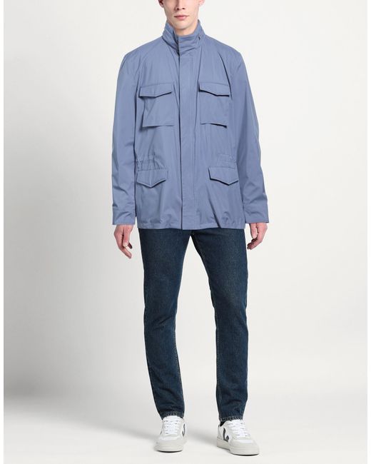 Manzoni 24 Blue Slate Jacket Polyester for men