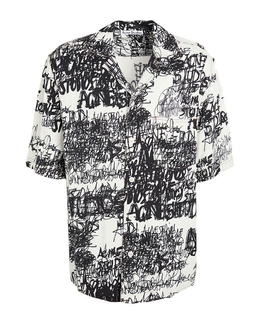 Acne White Shirt for men