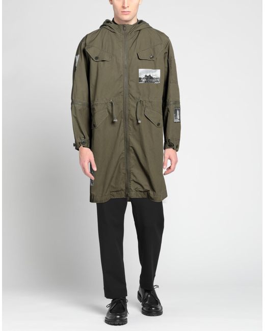 Undercover Green Overcoat & Trench Coat for men