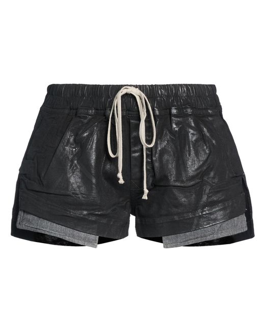 Rick Owens Black Shorts & Bermuda Shorts