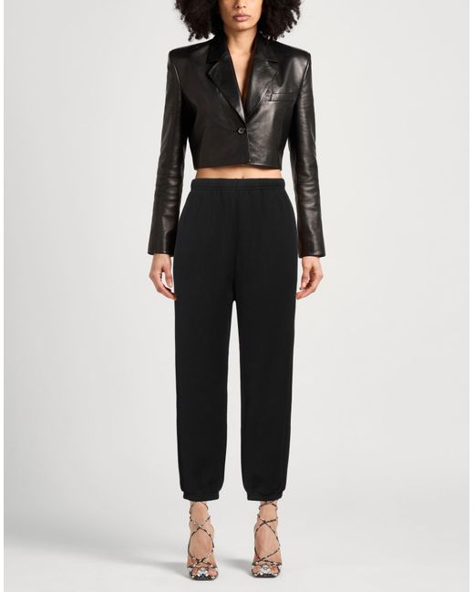 DSquared² Black Fleece Tapered Track Pants