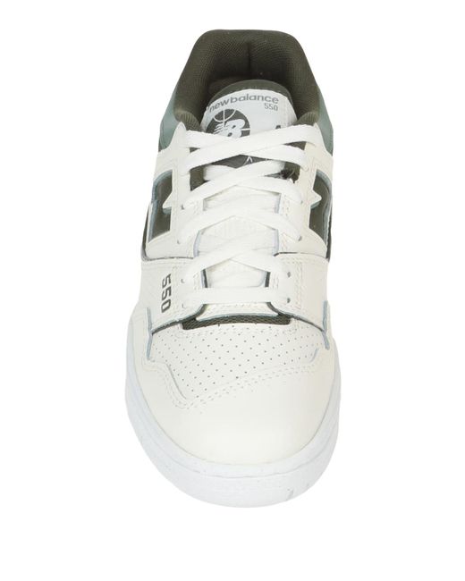 New Balance White Trainers