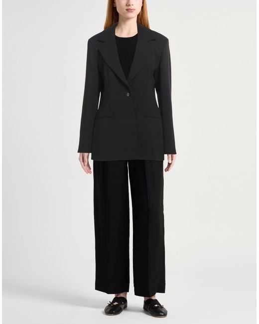 Attic And Barn Black Blazer Polyester, Viscose, Elastane