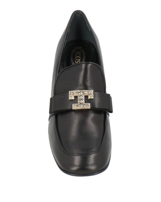 Tod's Black Loafers