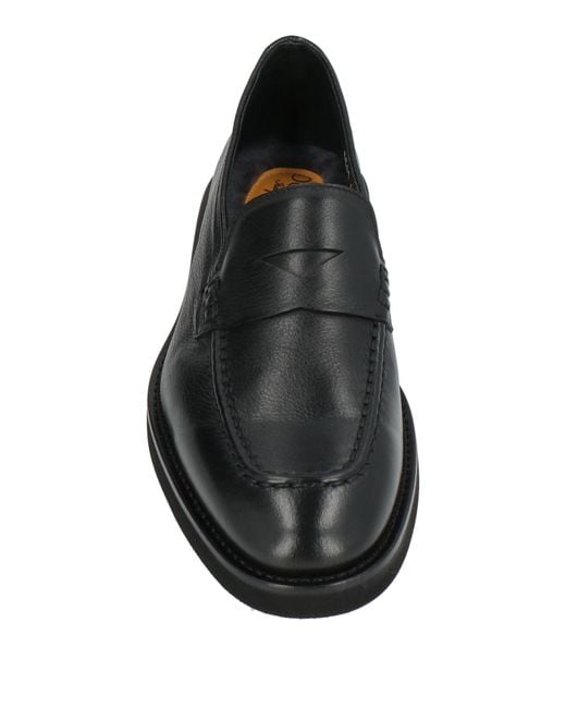 Doucal's Gray Loafers Leather for men