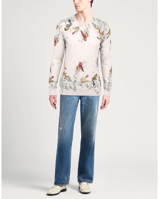 Dolce & Gabbana Gray Sweater Silk for men