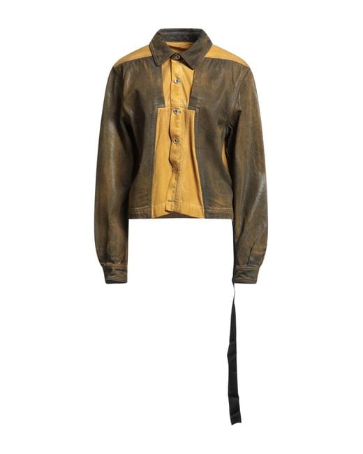 Rick Owens White Jeansjacke/-Mantel