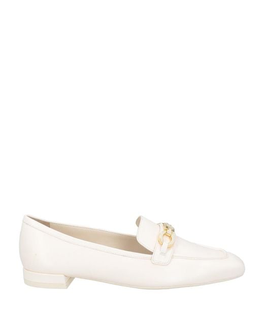 Stuart Weitzman Natural Loafers Leather