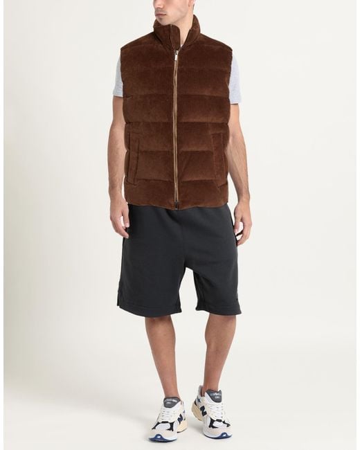 Montedoro Brown Gilet for men
