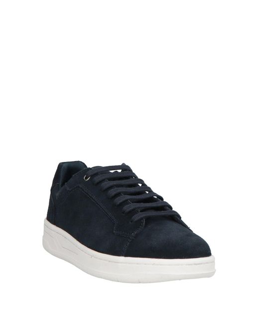 Geox Blue Sneakers Leather for men