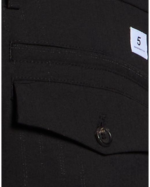 Department 5 Black Pants Polyester, Virgin Wool, Elastane, Polyamide for men