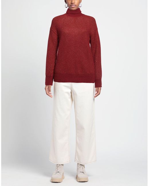 Twinset Red Turtleneck