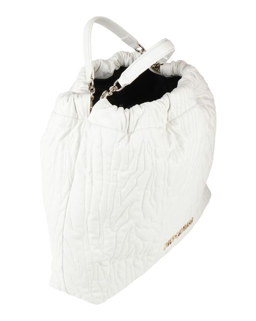 Just Cavalli White Handbags