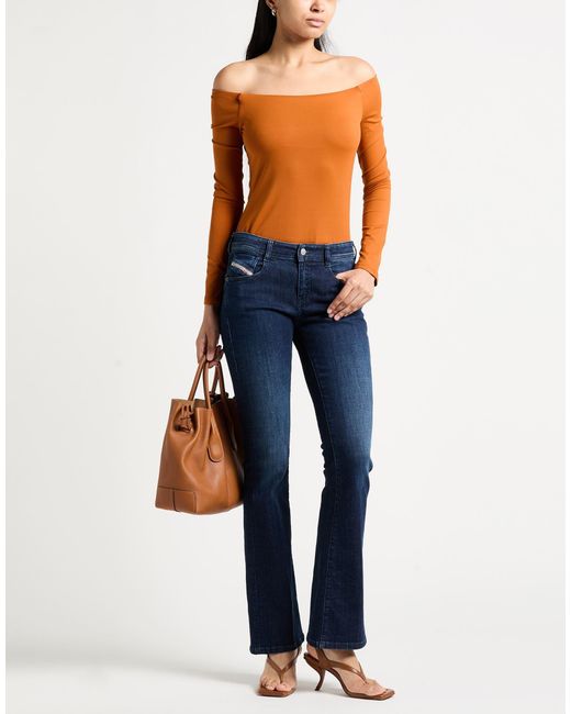 Alix Brown Bodysuit Polyamide, Elastane