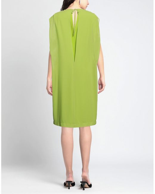 Clips Green Midi Dress