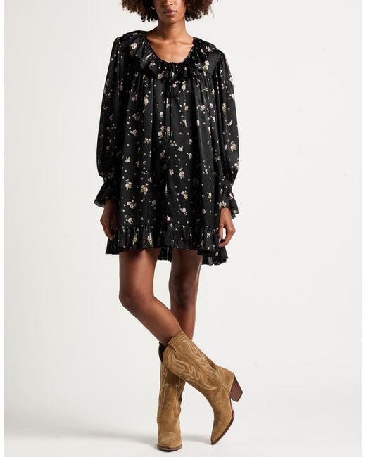 Chloé Black Mini Dress Silk