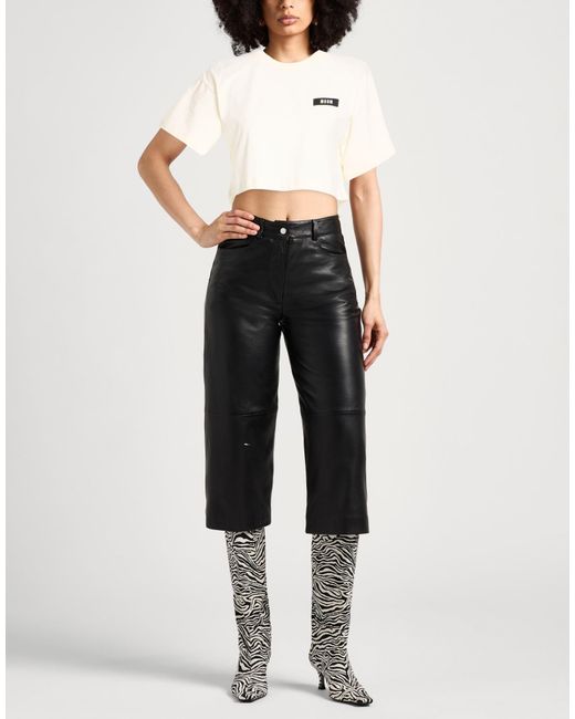 MSGM Natural T-Shirts