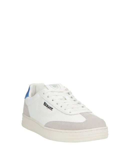 Blauer White Trainers for men