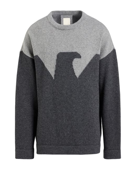 Emporio Armani Gray Jumper for men