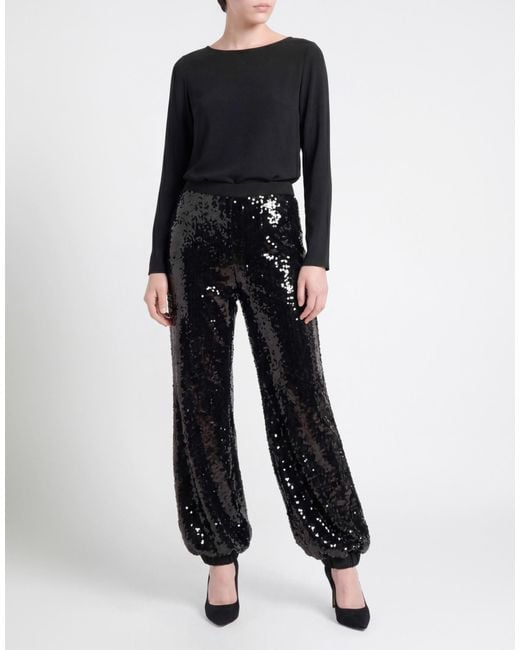 ViCOLO Black Pants Polyester, Elastane