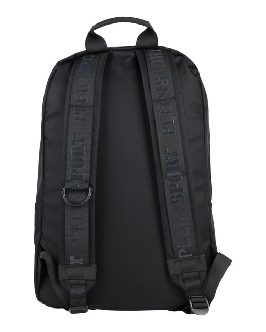 Philipp Plein Black Rucksack for men