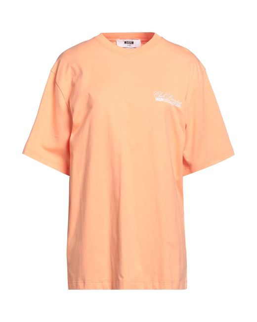 Camiseta MSGM de color Orange