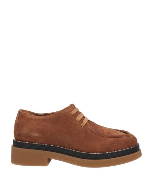 HADEL Brown Lace-up Shoes