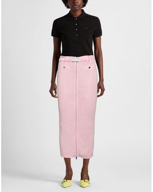 Alessandra Rich Pink Midi-Rock