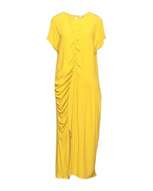 Liviana Conti Yellow Midi Dress