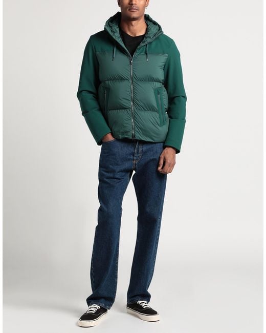 Herno Green Puffer Polyamide, Polyurethane for men