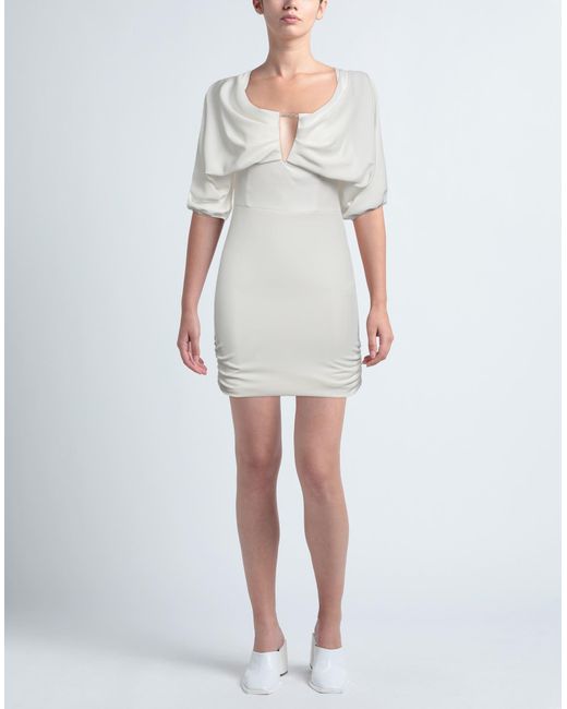 Relish White Mini-Kleid