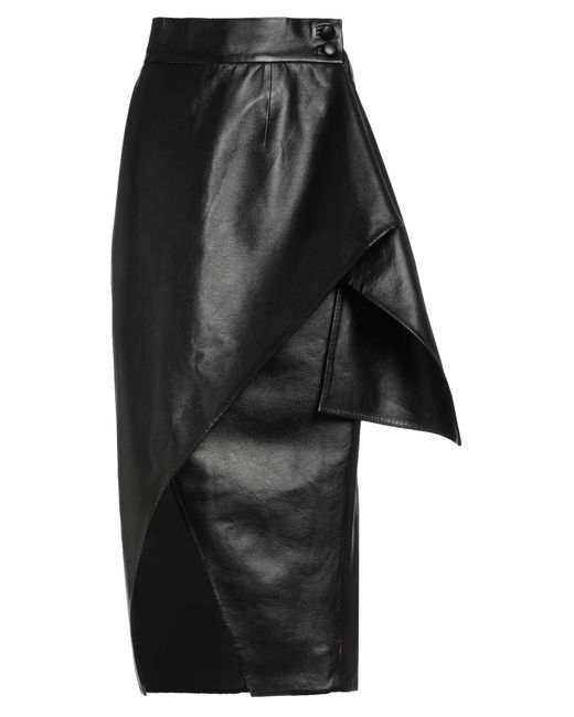 Matériel Black Midi Skirt