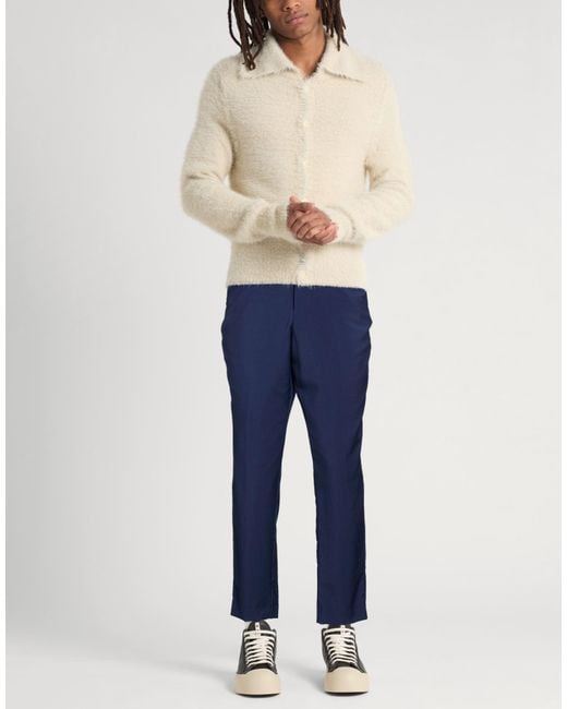 AMI Blue Pants Virgin Wool for men