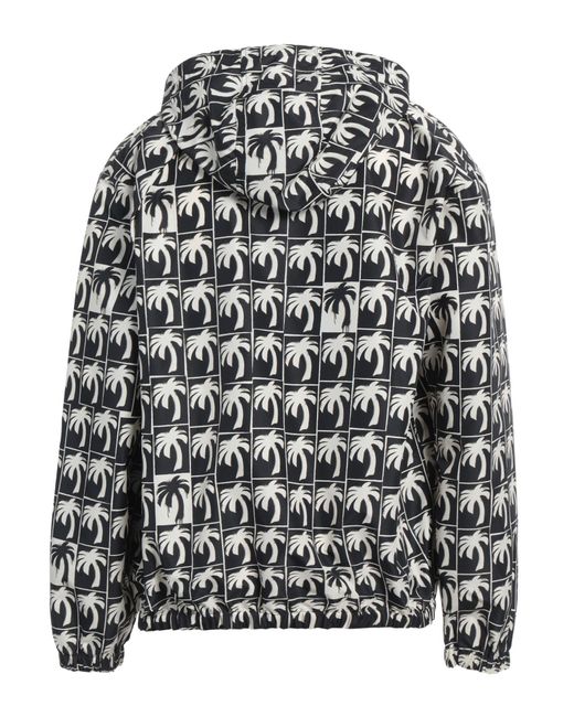 Palm Angels Gray Jacket Polyamide, Polyester for men