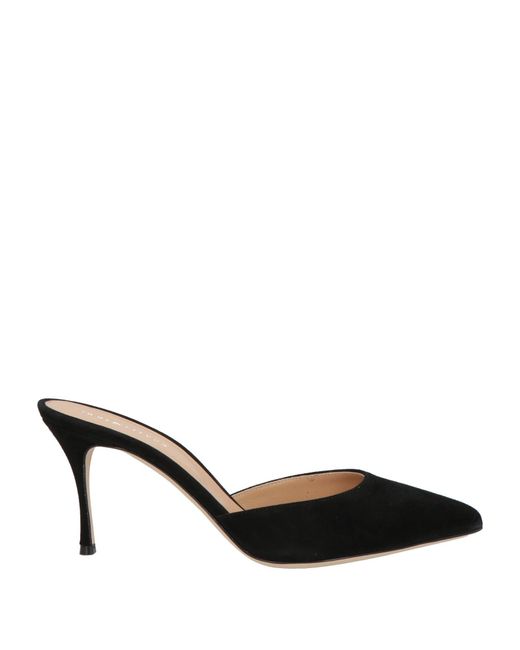 Sergio Rossi Black Mules & Clogs