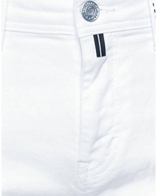 Tramarossa White Pants Cotton, Polyester, Elastane for men