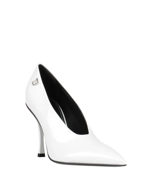 DSquared² White Pumps Leather