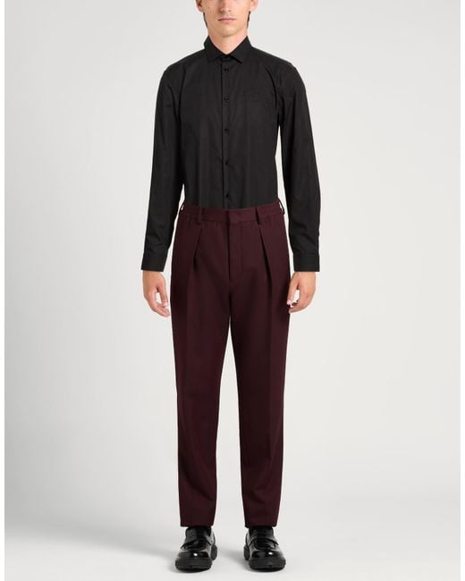 Just Cavalli Black Shirt Cotton for men