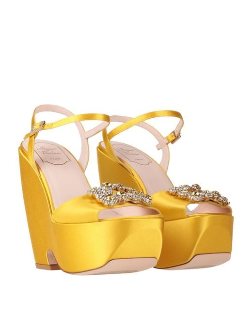 Roger Vivier Yellow Sandals