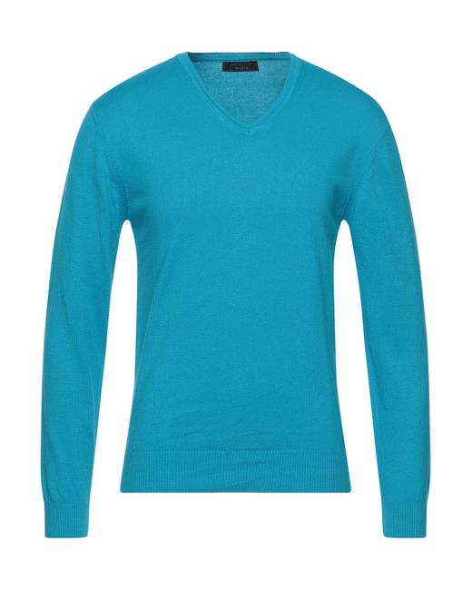 Daniele Fiesoli Blue Sweater for men