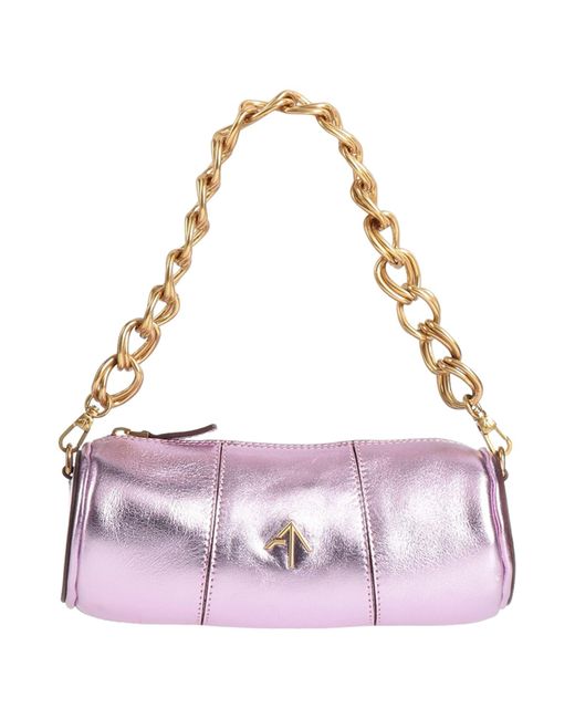 MANU Atelier Purple Lilac Handbag Calfskin