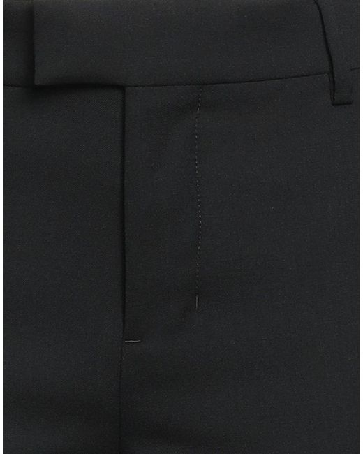 AMI Black Pants Virgin Wool