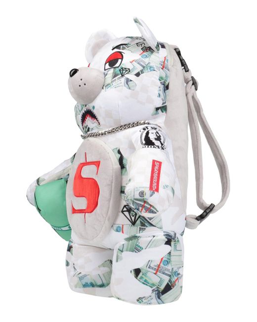 Sprayground White Backpack for men