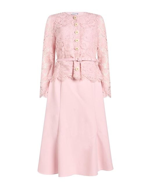 Self-Portrait Pink Maxi Dress
