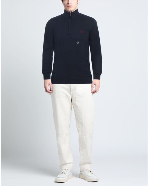 Chaps Blue Turtleneck for men