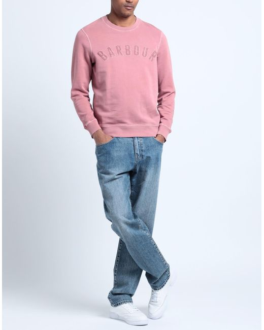 Barbour Pink Sweatshirt for men