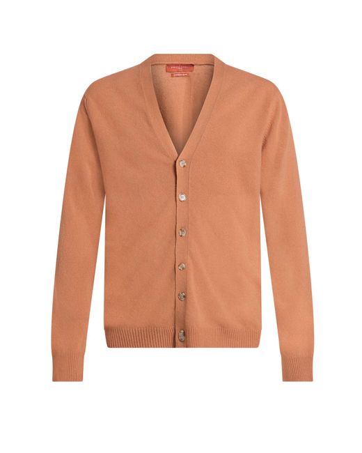 Daniele Fiesoli Multicolor Cardigan Wool, Cashmere for men