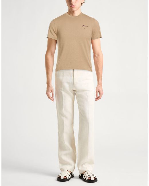 Ferragamo Natural Sand T-Shirt Cotton for men