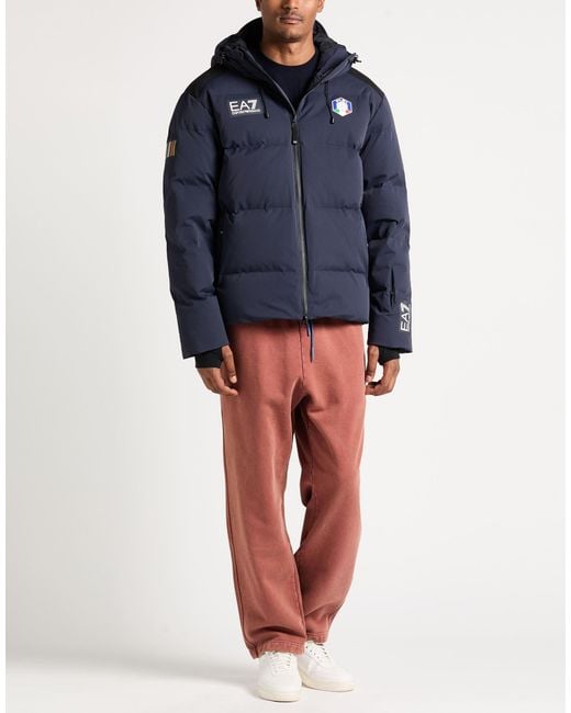 EA7 Blue Puffers for men